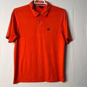 Oakley Cotton/Polyester Orange Polo Size L
